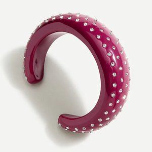 J Crew - NWOT - Sparkle domed cuff bracelet